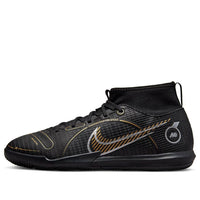 (GS) Nike Mercurial Superfly 8 Academy IC 'Black Metallic Gold' DJ2860-007