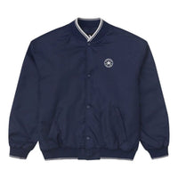 Converse Logo Baseball Jacket Asia Sizing 'Navy' 10025987-A02
