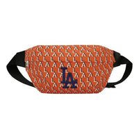 MLB Monogram Series LA Los Angeles Dodgers fanny pack Orange 32BGC4011-07O
