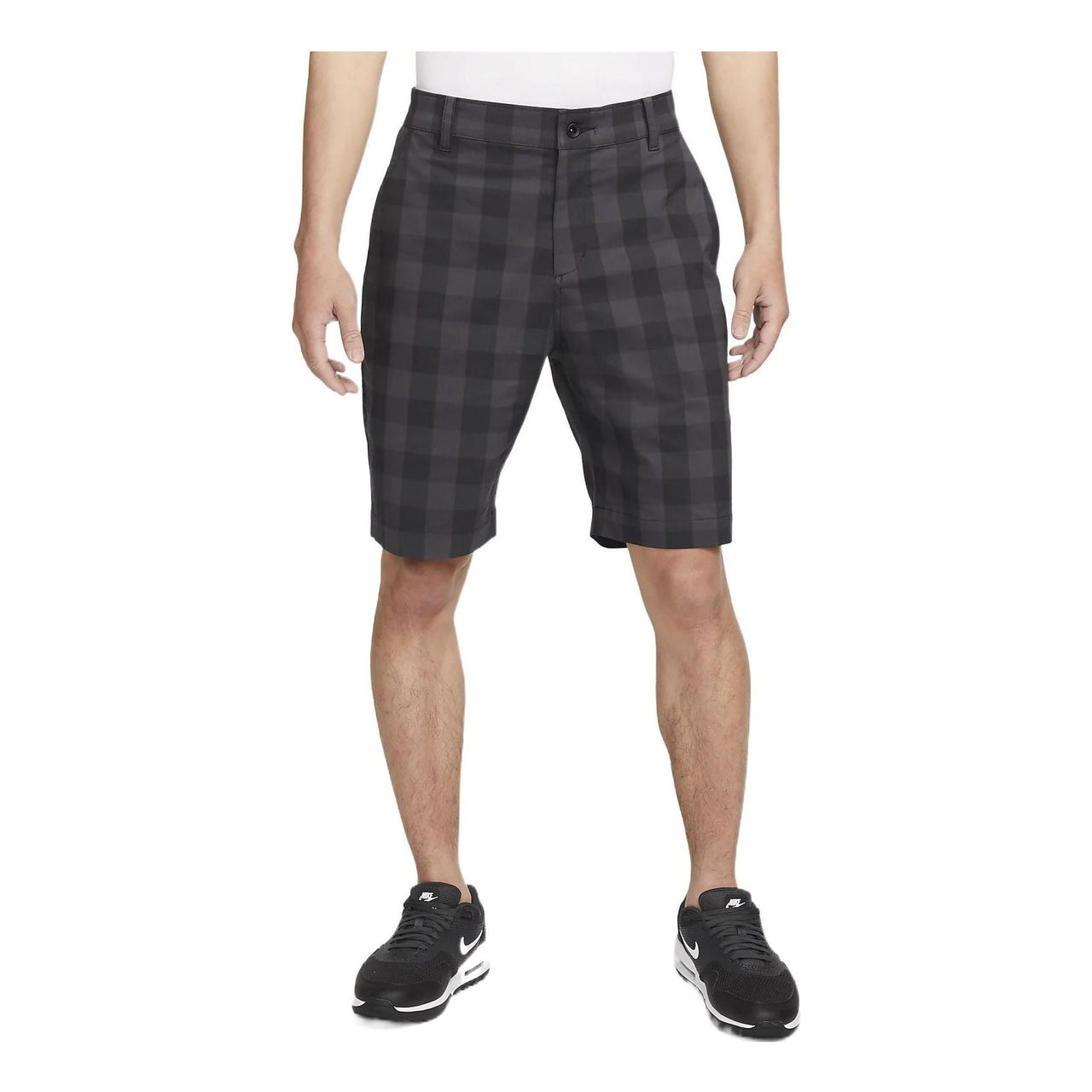 Nike Dri-FIT Plaid Breathable Golf Casual Sports Shorts Black DH1295-010