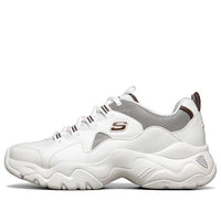 Skechers D'Lites 3.0 Low-Top Running Shoes White/Silver 888005-WSL