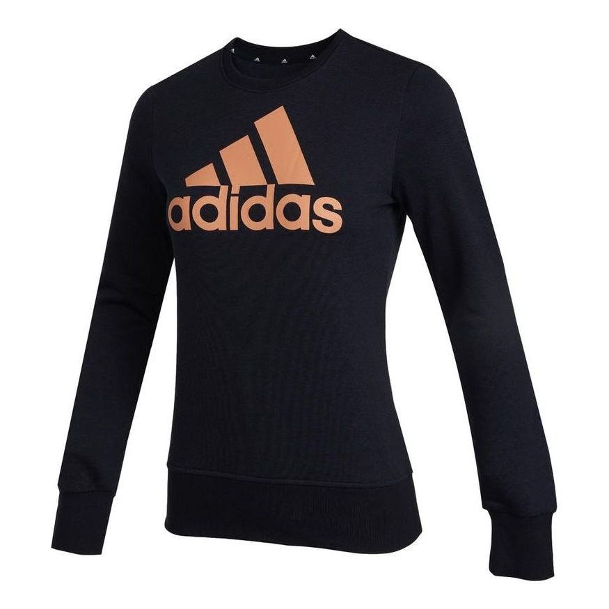 (GS) adidas Essentials Sweatshirt Asia Sizing 'Navy Orange' GS4285
