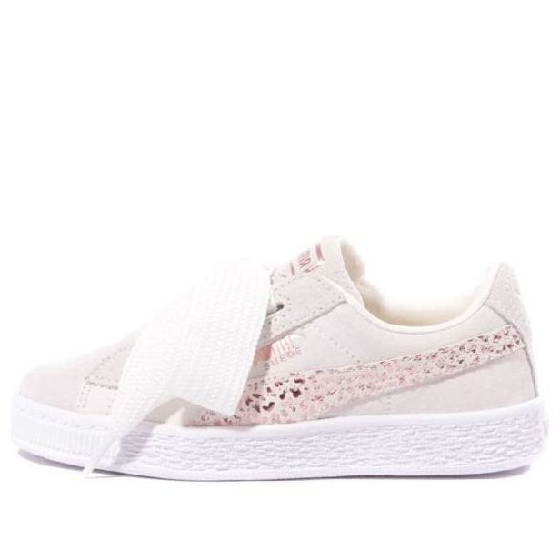(PS) PUMA Heart Suede Animal Sneakers Beige 366543-03