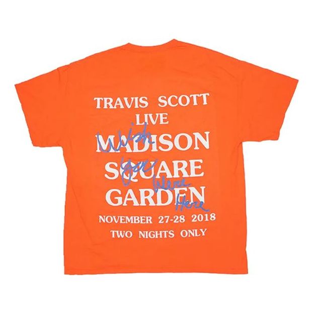 Travis Scott Cactus Jack Houston Exclusive Orange Tee TC-277