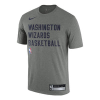 Nike x NBA Washington Wizards Dri-FIT Practice T-shirt 'Grey' FJ0192-063