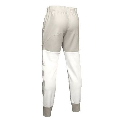 Under Armour Moments Fleece Basketball Pants 'Grey White' 1351339-110