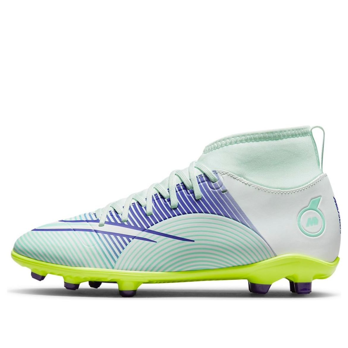 (GS) Nike Mercurial Superfly 8 Club FG MG 'Dream Speed - Barely Green Electro Purple' DN3770-375
