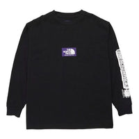 THE NORTH FACE PURPLE LABEL Logo Long-Sleeved TNF Unisex Black/Purple NT3955N-K