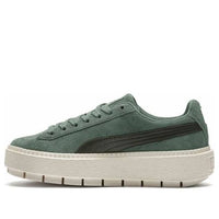 (GS) PUMA Platform Trace Sneakers Green 366826-01