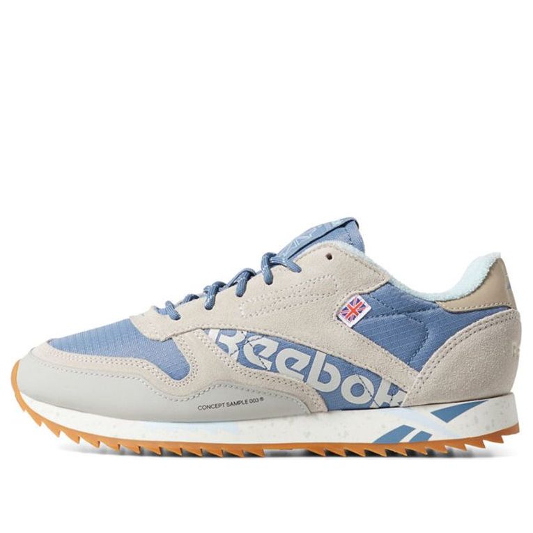 (WMNS) Reebok Classic Leather Ripple Gray/Blue DV7142