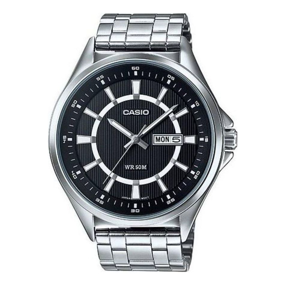 CASIO Male DRESS Japan / South Korea Fashion Quartz Waterproof Analog Mens MTP-E108D-1AVDF