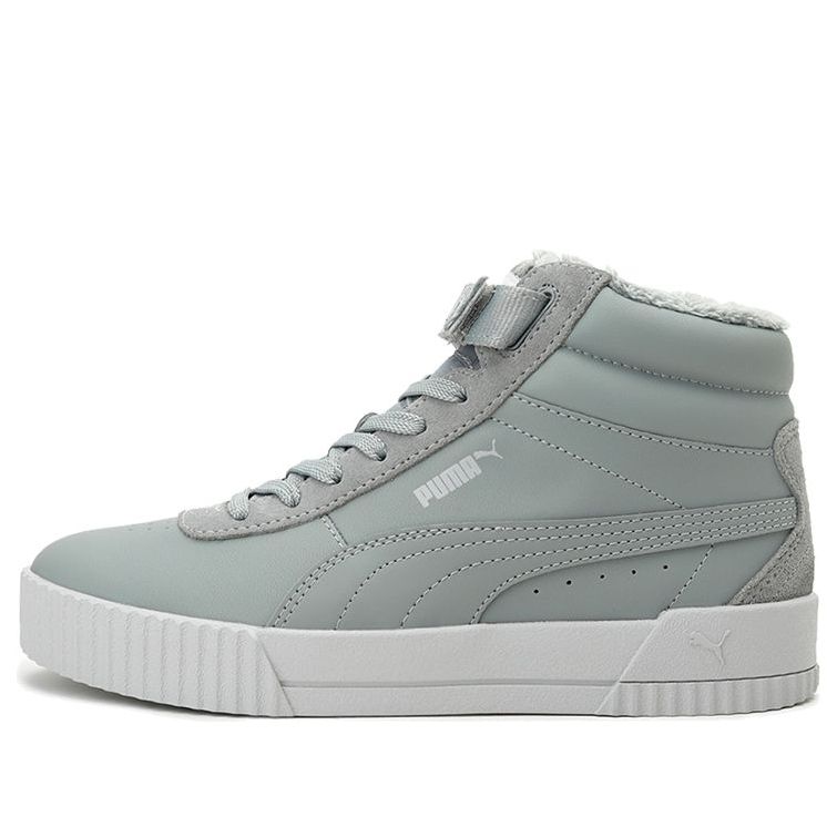 (WMNS) PUMA Carina Mid Winterized Shoes Grey/White 374140-03