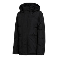 (WMNS) adidas originals Os Down Jacket Casual Sports hooded down Jacket Black GD2501