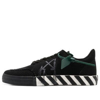 Off-White Low Vulcanized Sneakers 'Black White' OMIA085F22KNI0011010