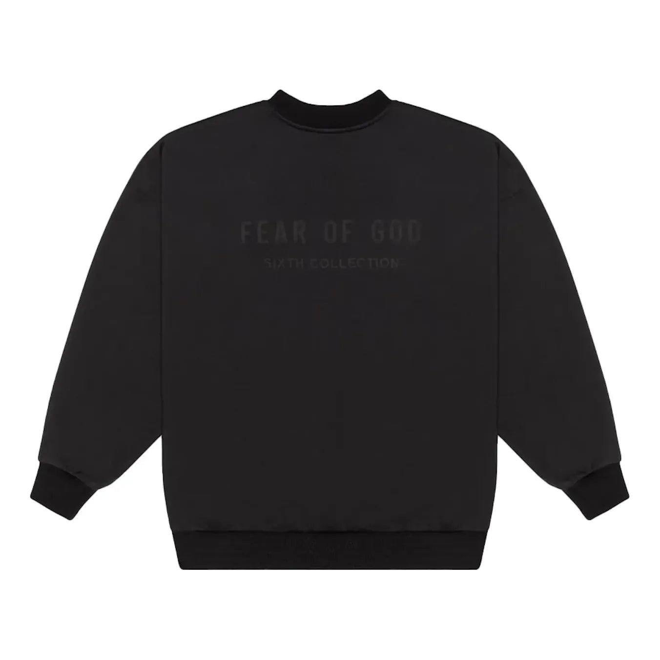 Fear of God Back Logo Crewneck Sweatshirt 'Black' FOG-FW19-64