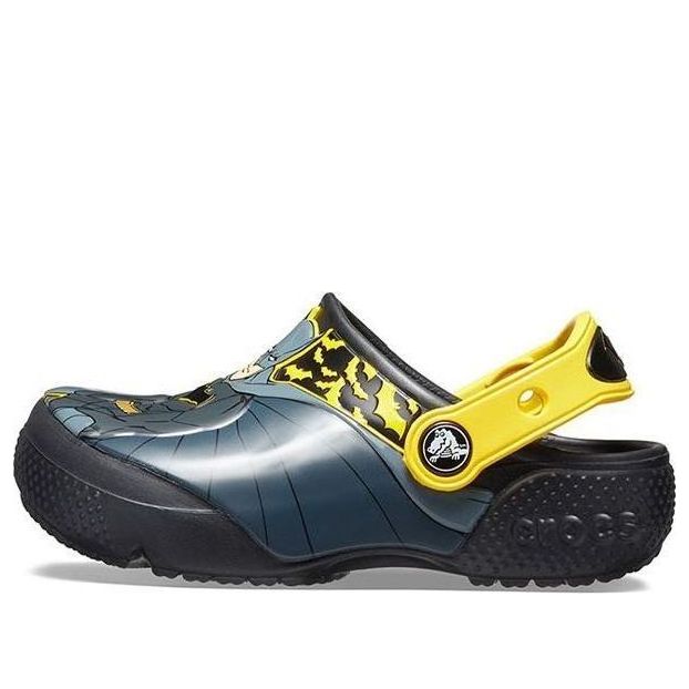 (GS) Crocs Fun Lab Iconic Batman Clogs 'Navy Yellow' 205514-001