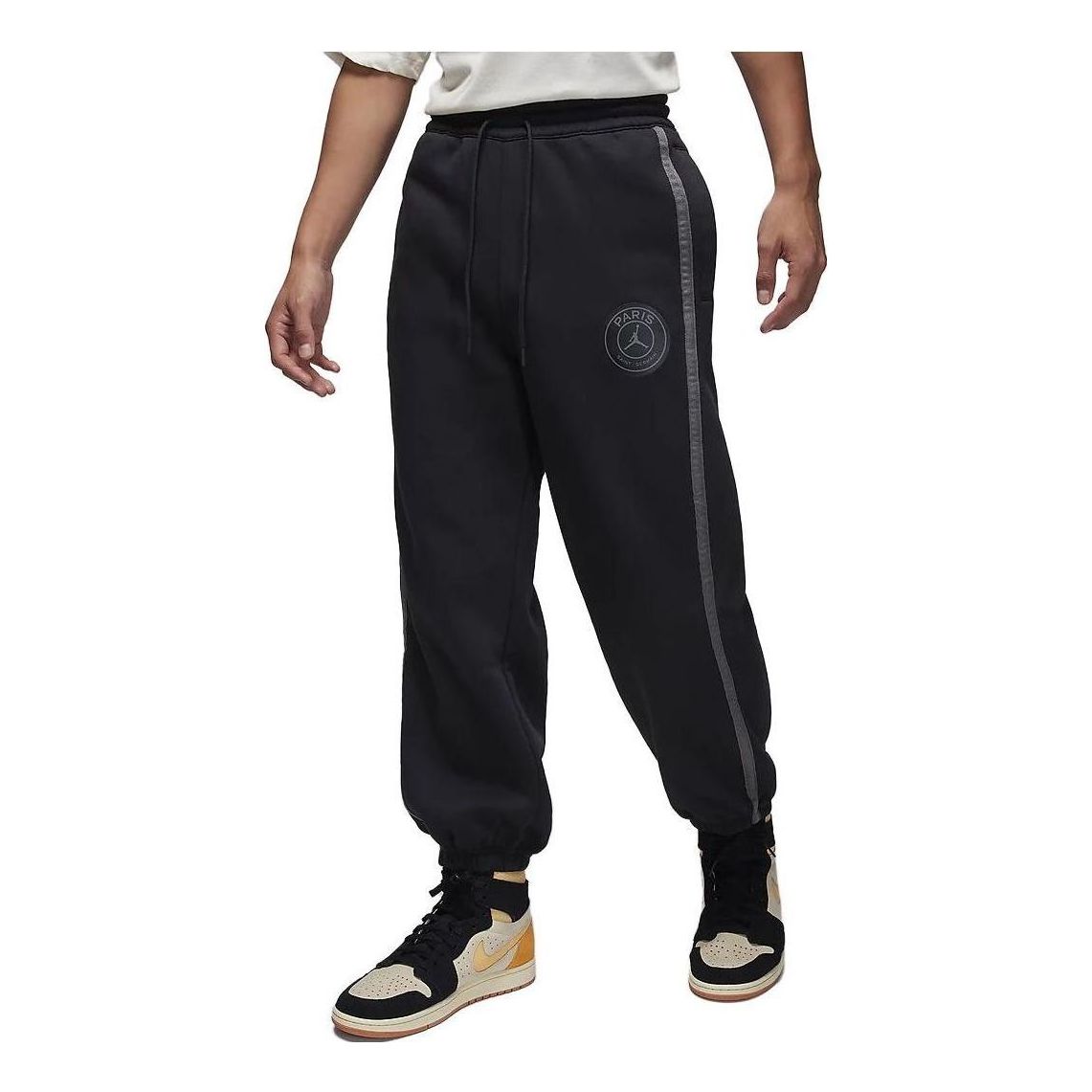 Air Jordan x Paris Saint-Germain Sweatpants Asia Sizing 'Black' DZ2950-010