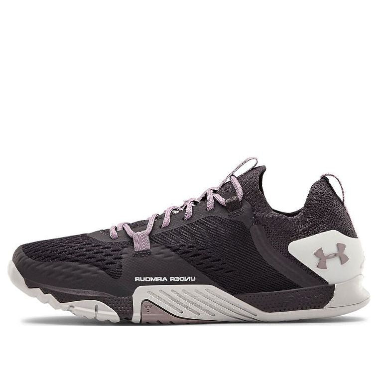 (WMNS) Under Armour Tribase Reign 2 'Black Purple' 3022614-502