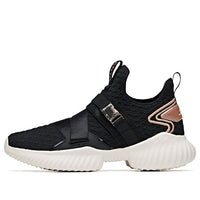 (WMNS) ANTA Comfort Fresh Low 'Black White Gold' 12947757-1