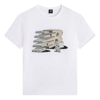 New Balance 3D Logo T-Shirt Asia Sizing 'White' AMT21568-WT