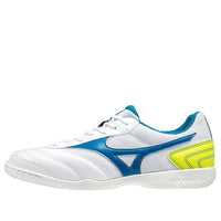 Mizuno Morelia Sala Club Low Tops Lightweight Volleyball Shoes White Blue Yellow Q1GA200324