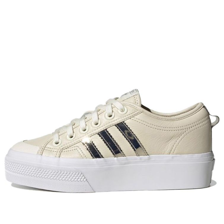 (WMNS) adidas Nizza Platform 'White Gold' FY6739