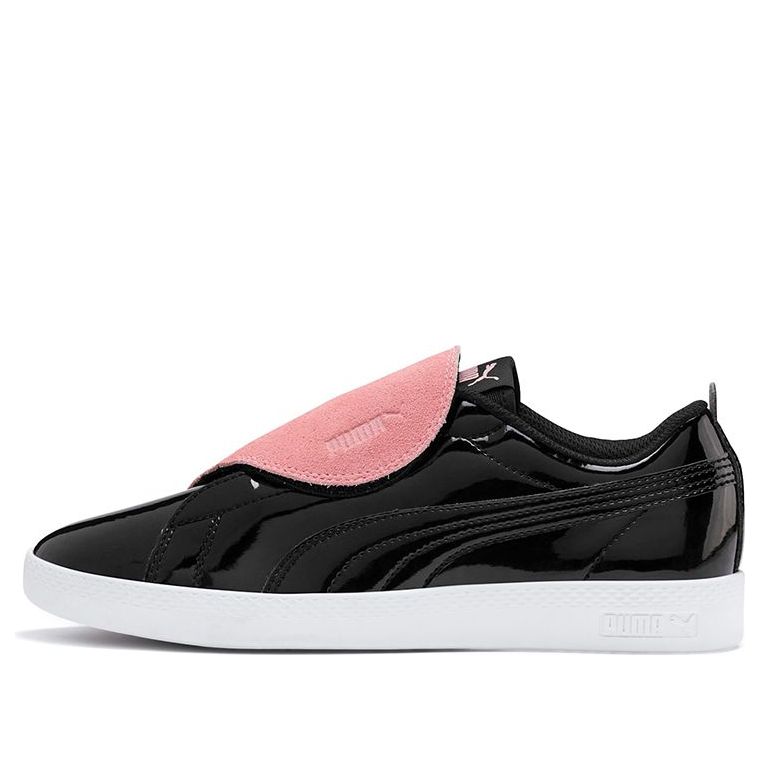 (WMNS) PUMA Smash Bff Trainers Black/Pink 370323-04