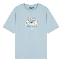 New Balance x PK Graphic T-Shirt Asia Sizing 'Sky Blue' 5ED26041-LBL