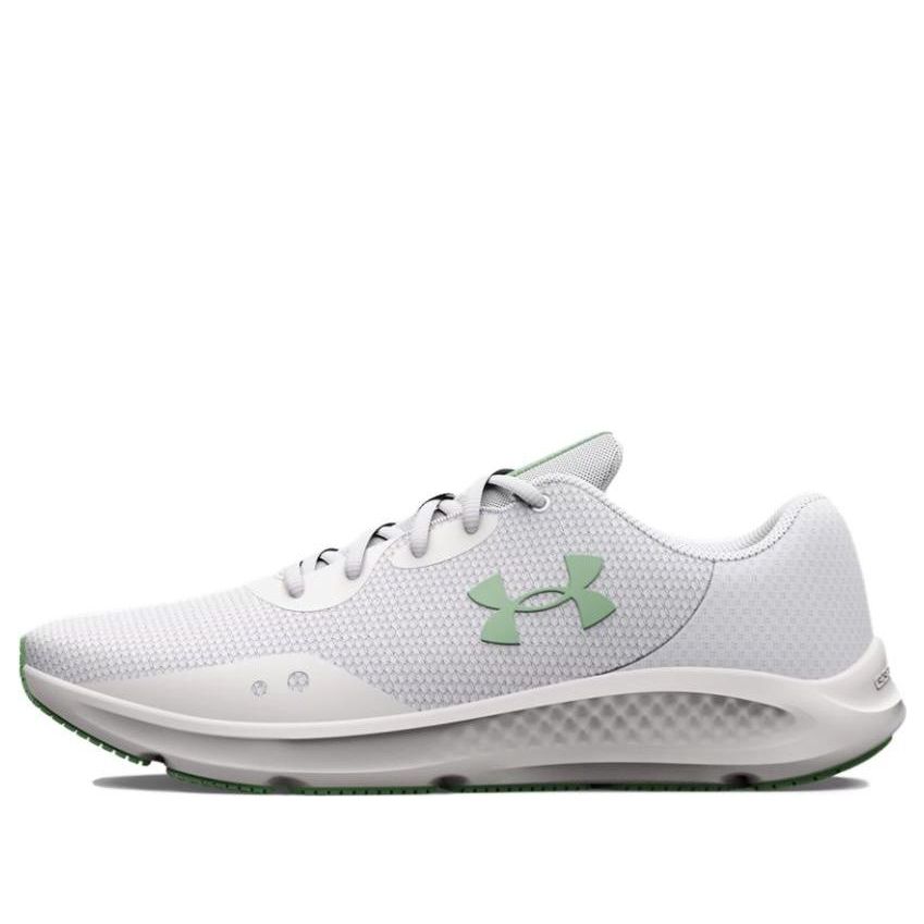 (WMNS) Under Armour Charged Pursuit 3 Twist 'White Green' 3026692-100