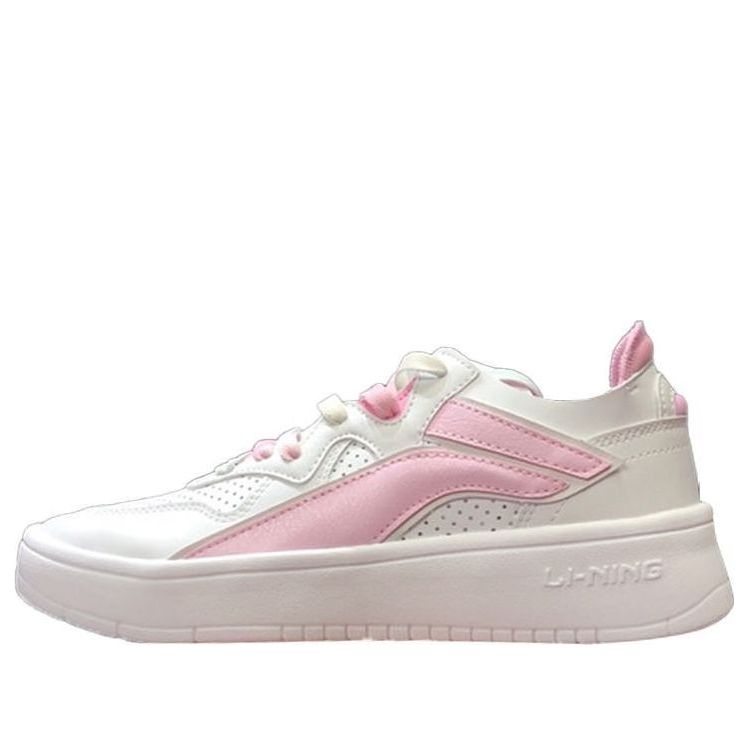 (WMNS) Li-Ning Wave S Lite 'White Pink' AGCQ124-3