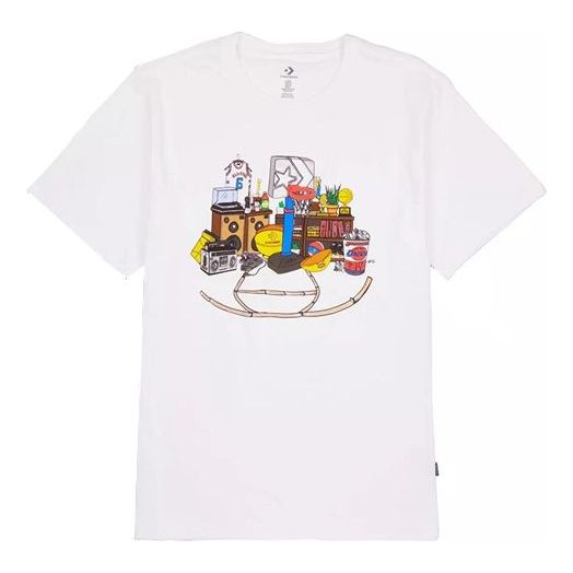 Converse Throwback T-Shirt Asia Sizing 'White' 10023259-A03