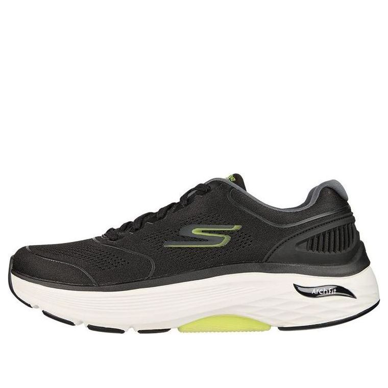Skechers Go Run Max Cushioning Arch Fit 'Black Lime' 220336-BKLM