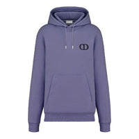 DIOR Cd Icon Embroidered Logo Round Neck Pullover For Men Purple 113J698A0531-C485