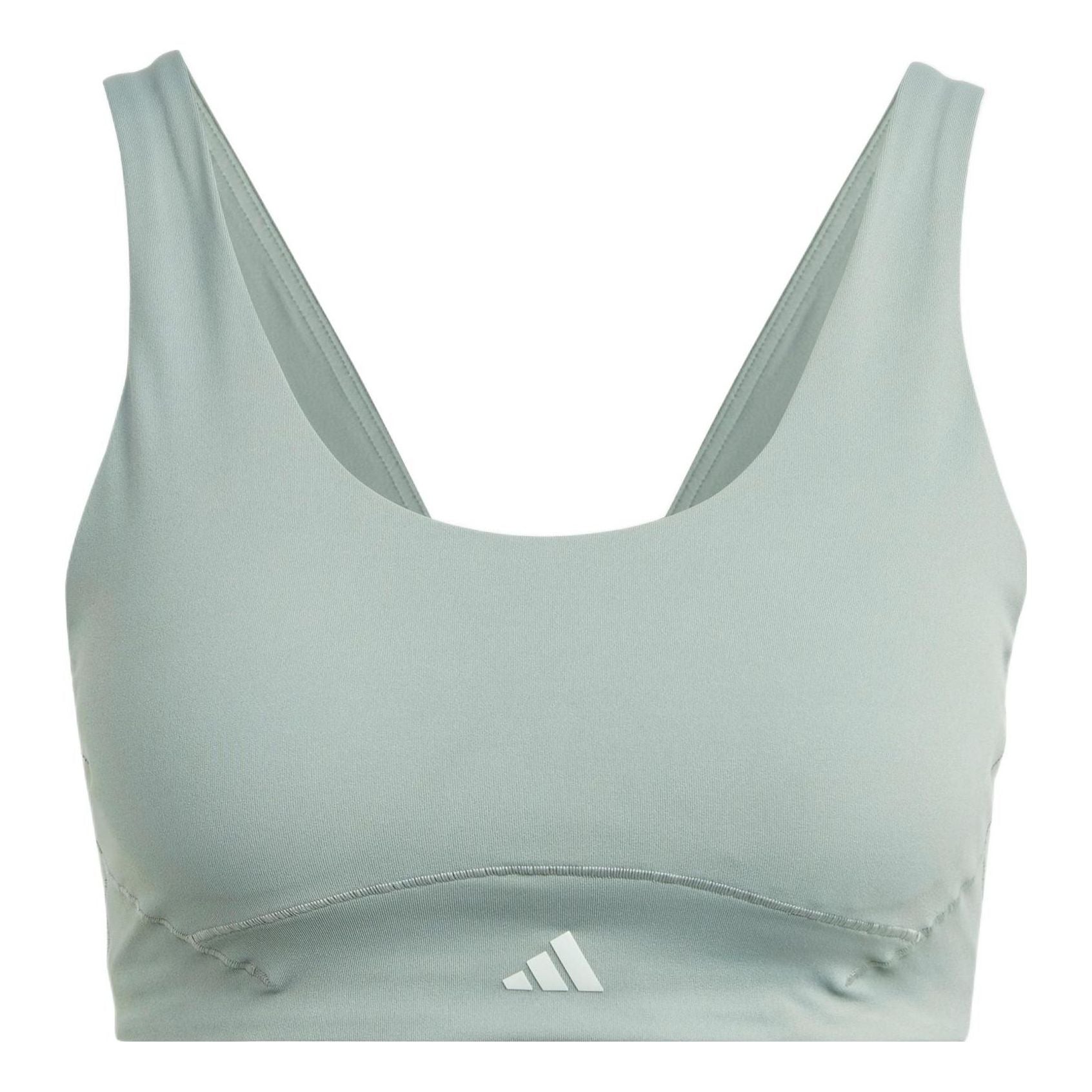 (WMNS) adidas CoreFlow Luxe Studio Medium-Support Bra 'Green' HR3034