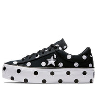 (WMNS) Converse One Star Platform Ox 'Black White' 560695C