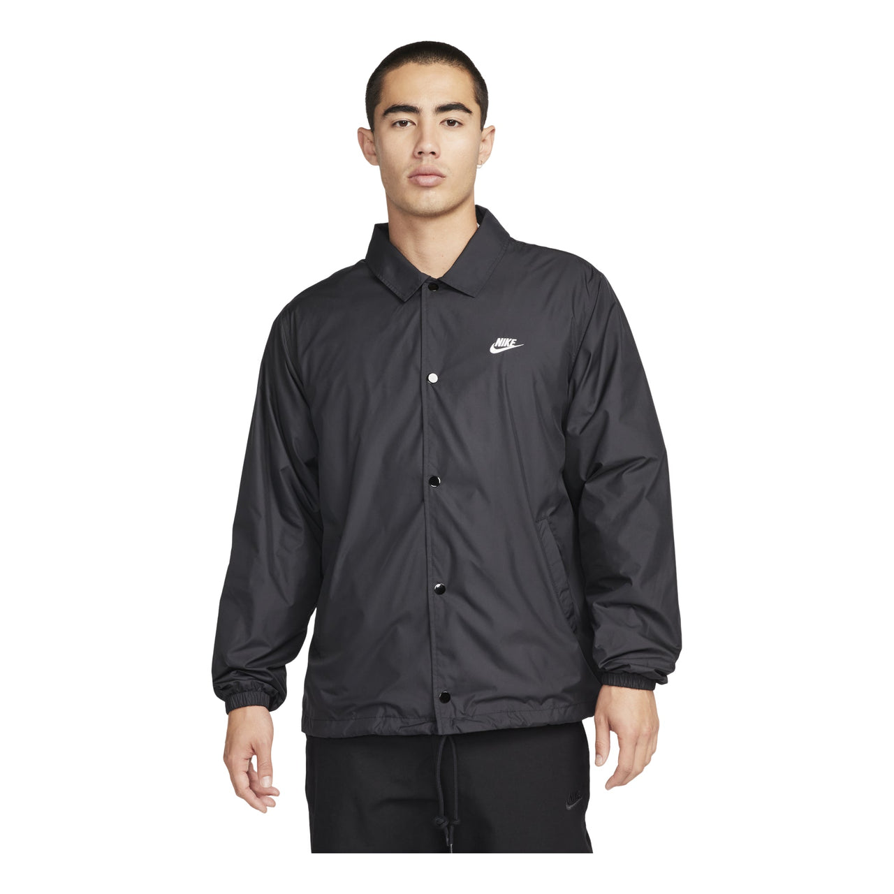 Nike Club Coaches' Jacket Asia Sizing 'Black White' FN3317-010