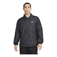 Nike Club Coaches' Jacket Asia Sizing 'Black White' FN3317-010