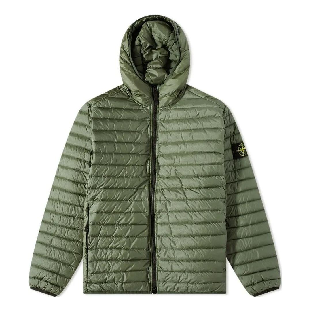 STONE ISLAND Lightweight Hooded Down Jacket 'Green' 771540324-V0058