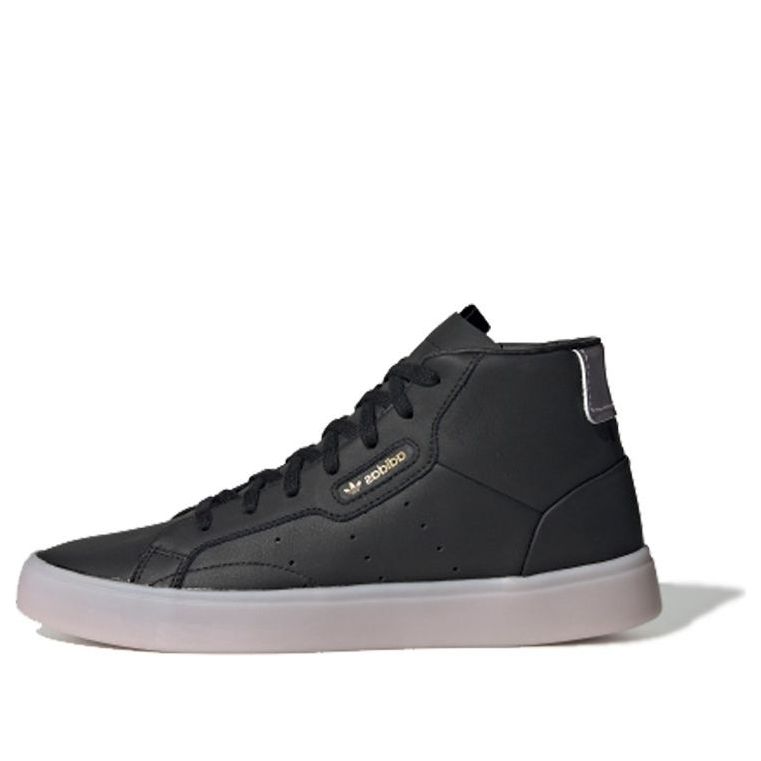 (WMNS) adidas originals Sleek Mid Black FW5414