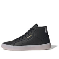 (WMNS) adidas originals Sleek Mid Black FW5414