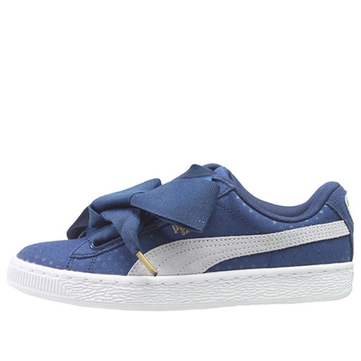 (WMNS) PUMA Basket Heart Denim 363371-01
