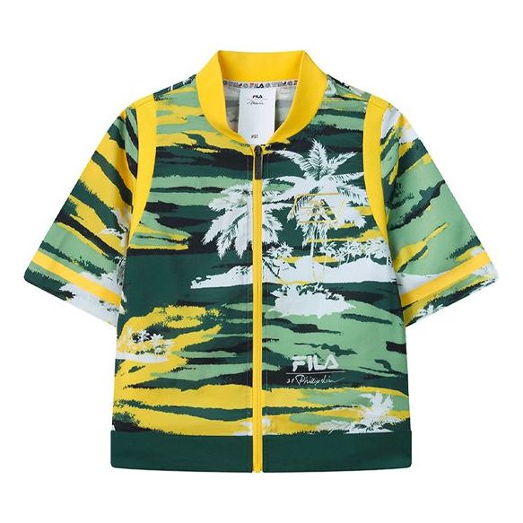 (WMNS) FILA x 3.1 phillip lim Jacket 'Green Yellow' F11W126702F-GN