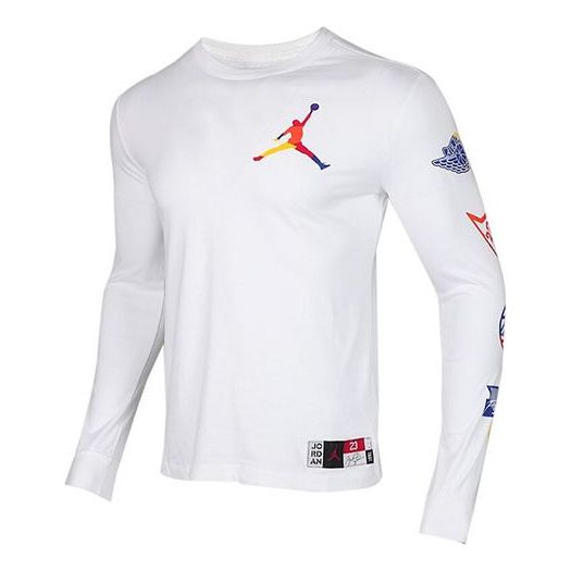 Air Jordan Colorful Long Sleeves White AT8939-100