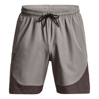 Under Armour RUSH Woven Cargo Shorts 'Grey Brown' 1377649-294