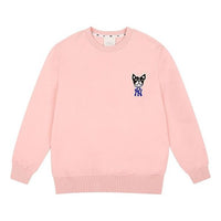 MLB Unisex Embroidery Round-neck Sweatshirt Pink/Red 31MTC1011-50P