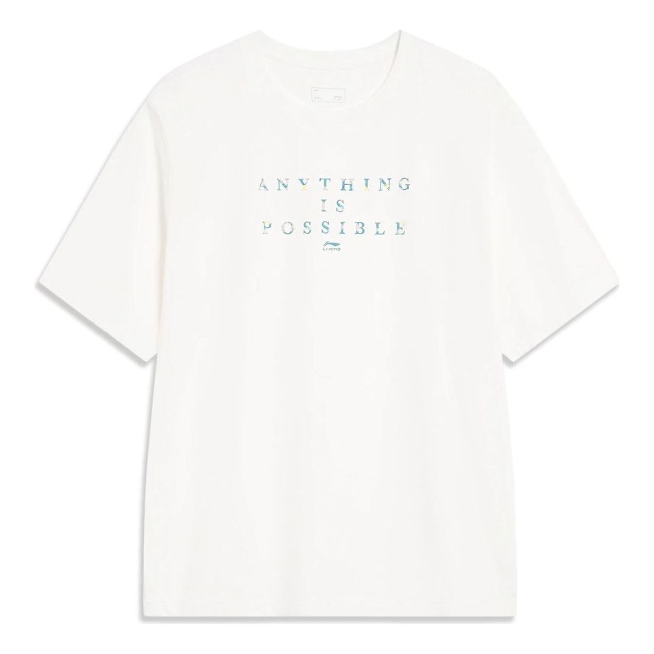 Li-Ning Sports Style Breathable T-Shirt 'White' AHST451-2