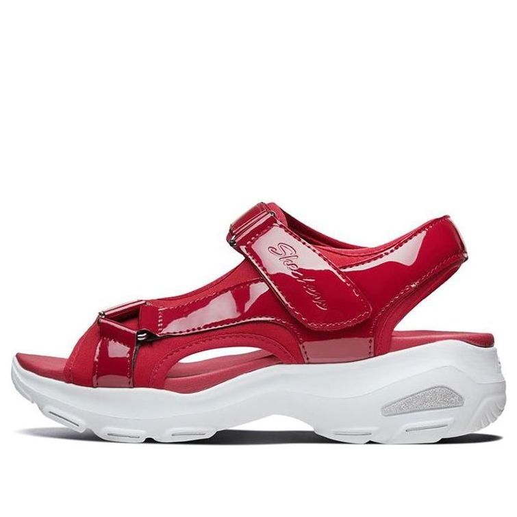 (WMNS) Skechers D'lites Ultra 'Red White' 32381-RED
