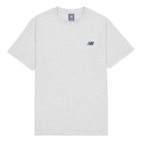 New Balance Back Print Boston Cotton T-Shirt Asia Sizing 'Light Grey' AMT42333-AHH