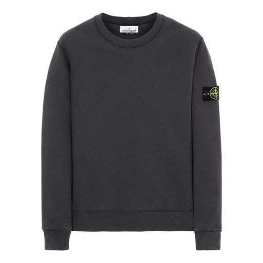 Men's STONE ISLAND Cotton Round Neck Gray 731563020-V0065