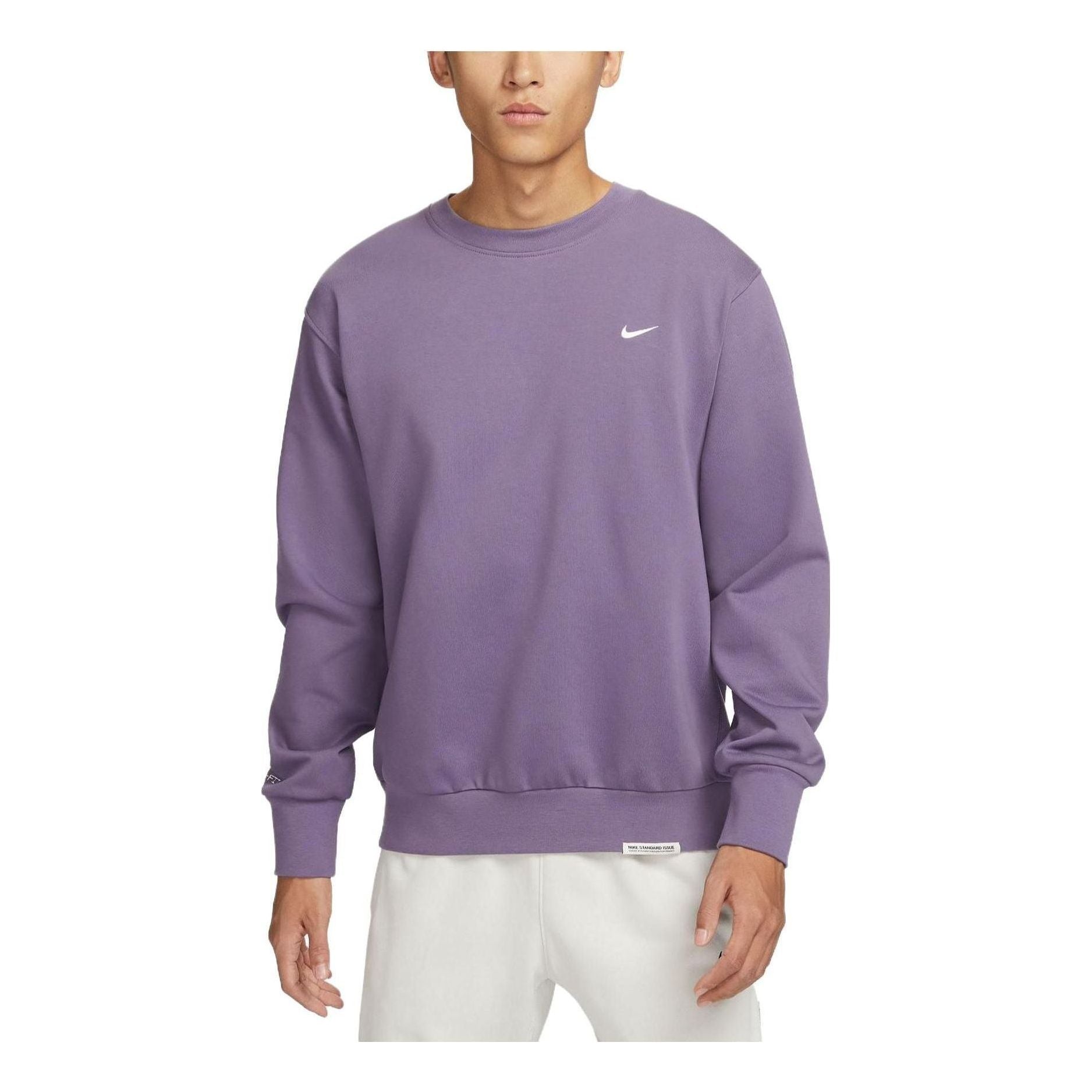 Nike Dry Standard Issue Crewneck 'Purple' CK6359-553